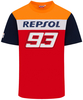 GP-Racing Repsol Dual 93 T-shirt,  wit-rood-blauw,  afmeting XL