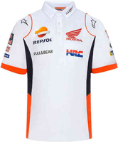 GP-Racing Repsol Replica 2020 Polo Shirt Wit Blauw Oranje M