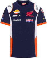 GP-Racing Repsol Team Replica T-shirt Wit Blauw Oranje XL