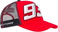 GP-Racing Trucker Big 93 Cap,  zwart-rood
