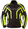 Grand Canyon One Way Motorfiets textiel jas Zwart Geel 3XL