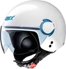 Grex G3.1E Couplé Jet helm Wit Blauw M
