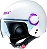 Grex G3.1E Couplé Jet helm Wit Pink 2XL