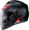 Grex G4.2 Pro Vivid N-Com Helm Zwart Rood L