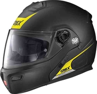 Grex G9.1 Evolve Vivid N-Com Helm Zwart Geel XL