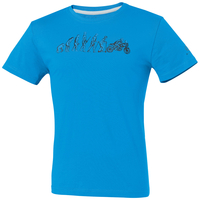 Held Tee 9388 T-shirt,  turquoise,  afmeting S