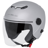 Held Top Spot Jet helm,  zilver,  afmeting M