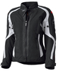 Held Toshi Dames motorfiets textiel jas,  zwart-wit,  afmeting XS voor vrouw