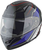 Held Travel Champ II Motorfiets helm Decor Zwart Blauw XS