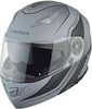 Held Travel Champ II Motorfiets helm Decor Zwart Grijs M