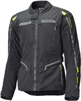 Held Traveller Top Motorfiets textiel jas,  zwart-geel,  afmeting XL