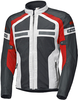 Held Tropic 3.0 Motorfiets textiel jas,  grijs-rood,  afmeting XL