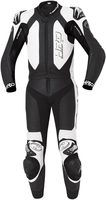 Held Yagusa Two Piece Motorcycle Leather Suit Twee stuk motorfiets leder pak,  zwart-wit,  afmeting 56