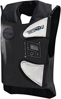 Helite e-GP-Air 2.0 Airbag Vest,  zwart-wit,  afmeting XL voor man