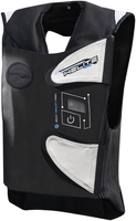 Helite e-GP-Air Airbag Vest,  zwart-wit,  afmeting S