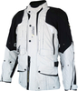 Helite Touring 2.0 Airbag Motorfiets Textiel Jas,  zwart-grijs,  afmeting XL