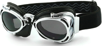 Helly Bikereyes H3 Smoke Motorfiets goggles,  zilver