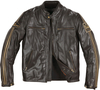 Helstons Ace Fender Leren jas,  bruin,  afmeting M