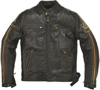 Helstons Ace Oldies Leren jas,  zwart,  afmeting 4XL