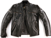 Helstons Ace Plain Leren jas,  zwart,  afmeting 2XL