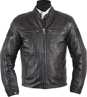 Helstons ACE Rag Leren jas,  zwart,  afmeting 5XL