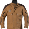 Helstons Adventure Motorfiets textiel jas,  groen-bruin,  afmeting 2XL