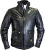 Helstons Alpha Motorfiets lederen jas Zwart 4XL