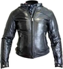 Helstons Audrey Dames motorfiets lederen jas Zwart L