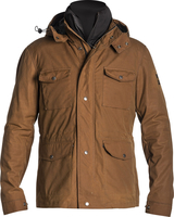 Helstons Barbade Motorfiets gewaxt jasje,  bruin,  afmeting 2XL