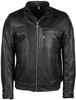 Helstons Benny Motorfiets lederen jas,  zwart,  afmeting L