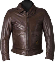 Helstons Bill Motor leren jas Bruin 4XL