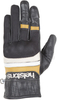 Helstons Bull Air Zomer Motorfiets Handschoenen,  zwart-geel,  afmeting 3XL