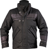 Helstons Fire Motorfiets textiel jas,  zwart,  afmeting M