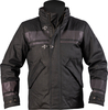 Helstons Fire Motorfiets textiel jas,  zwart,  afmeting S