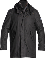Helstons Fishtail Motorfiets gewaxt jasje,  zwart,  afmeting 4XL