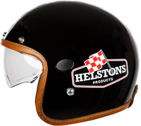 Helstons Flag Carbon Jet Helm,  zwart,  afmeting XL