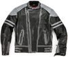 Helstons Flash Leren jas,  zwart-grijs,  afmeting XL