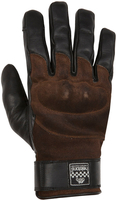 Helstons Glory Handschoenen van de motorfiets,  zwart-bruin,  afmeting M L