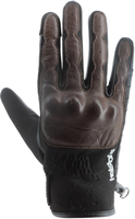 Helstons Go Motorfiets handschoenen,  zwart-bruin,  afmeting 2XL voor man