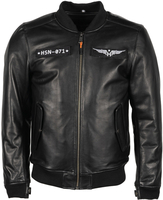 Helstons Helico Motorfiets lederen jas,  zwart,  afmeting 4XL