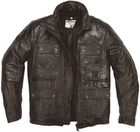 Helstons Hunt Rag Leren jas Zwart 3XL