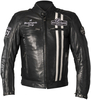 Helstons Indy Motor leren jas,  wit-blauw,  afmeting 2XL
