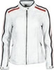Helstons Jade Dames Motorcycle Leather Jacket,  wit,  afmeting L voor vrouw