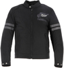 Helstons Jake Speed waterdichte motorfiets textiel jas,  zwart,  afmeting L voor man