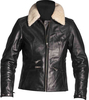 Helstons Jane Dames motorfiets lederen jas Zwart 2XL