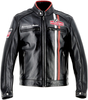 Helstons Jay Motul Edition Motorfiets lederen jas,  zwart,  afmeting 3XL voor man