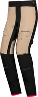 Ixon M-Skd Dames Waterdichte Motorfiets Textiel Broek,  zwart-beige,  afmeting XL voor vrouw