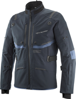 Ixon M-Skeid Motorfiets textiel jas,  blauw,  afmeting XL voor man