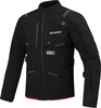 Ixon M-Skeid Motorfiets textiel jas,  zwart,  afmeting M