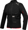 Ixon M-Skeid Waterdichte dames motorfiets textiel jas,  zwart-rood,  afmeting XL voor vrouw